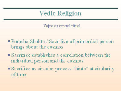 Vedic Religion