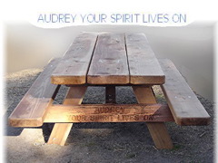 memorial to aunt Audrey