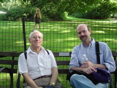 with my cousin Pete Rosenblum